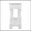 Console en bois de 63 pouces de long avec 3 tiroirs et 1 tablette inférieure pour le canapé d'entrée très facile à assembler (blanc antique)-118038258