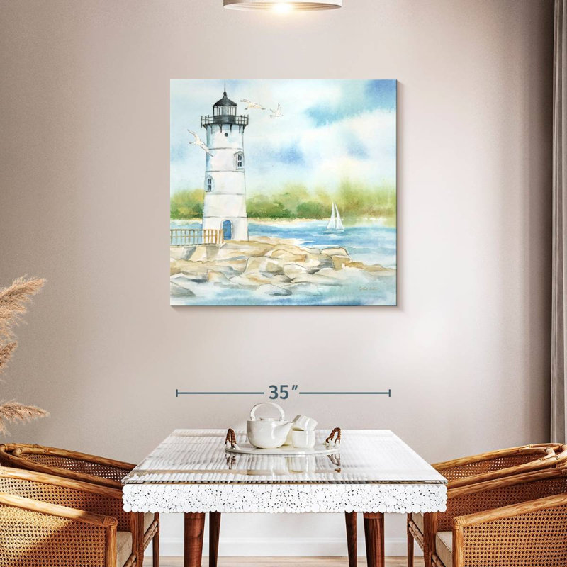 Aletra East Coast Lighthouse I, 36" H x 36" W