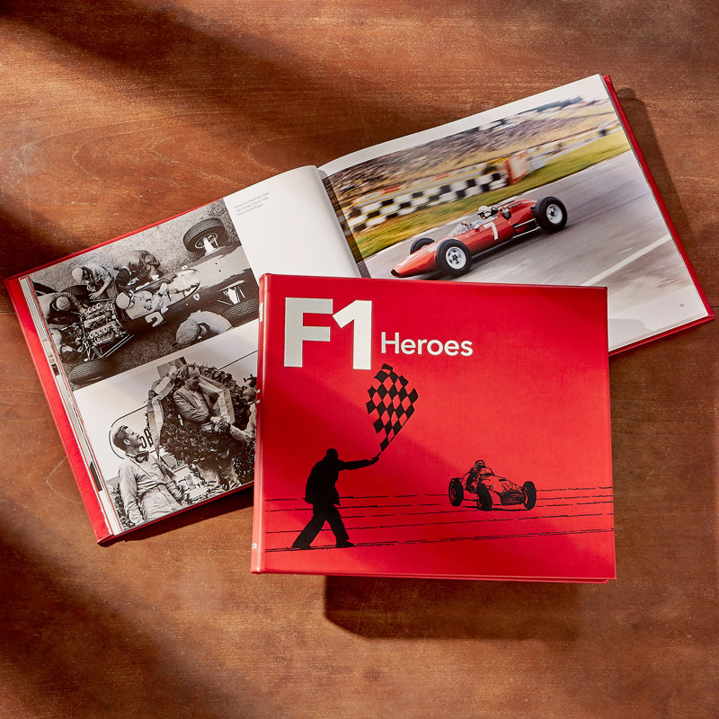F1 Heroes Leather Bound Book