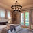 2-tier Wagon Wheel Industrial Chandeliers