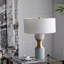 Lampe de table - Ciment avec métal