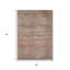 Tapis d'extérieur lavable abstrait brun et cuivre 5 pi x 8 pi