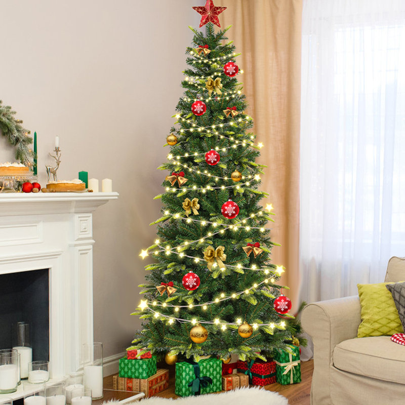 Arbre de Noël articulé à deux couleurs, 5'