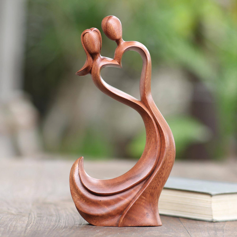 Wood Garden Statue