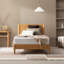 Whitman Low Profile Mid-Century Modern Platform Bed-1698114803-1627441214