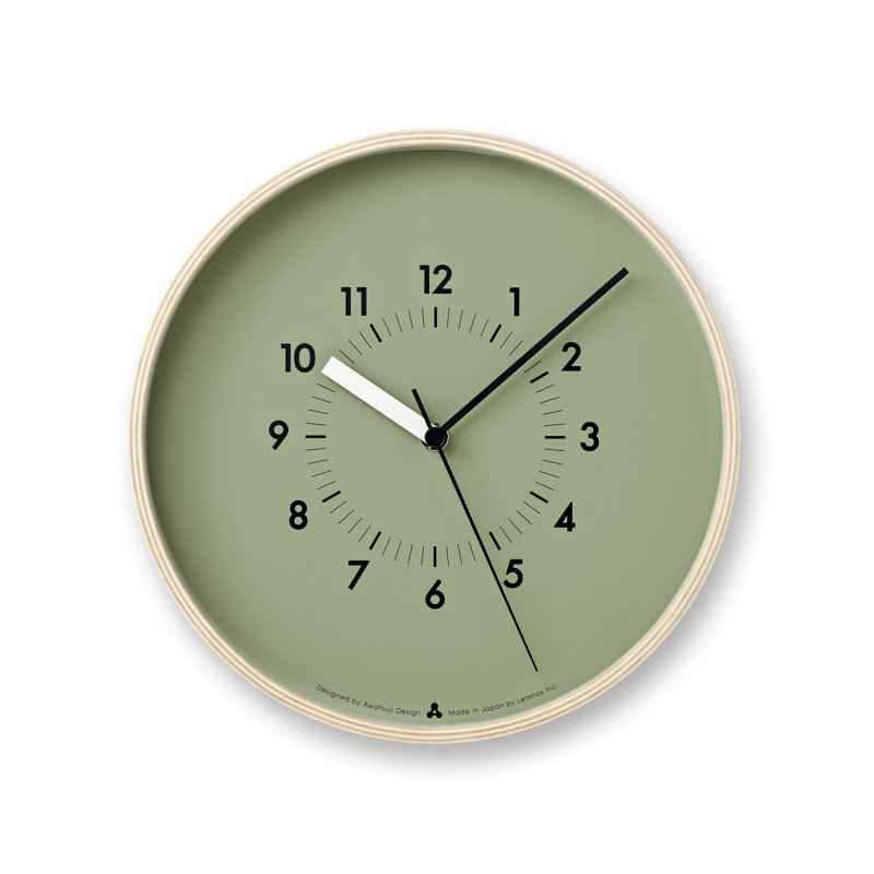 Horloge Lemnos SOSO, Vert