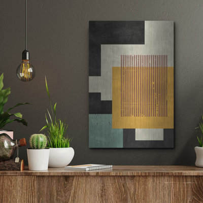 Ivy Bronx «Abstract Geometric 18» par Gary Williams, art mural en métal