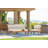 Kauffman Grande Teak Outdoor Club Chair-397877194-397877172