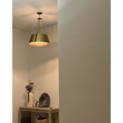 Cartwright 3-Light Drum Pendant with Bold Rivets