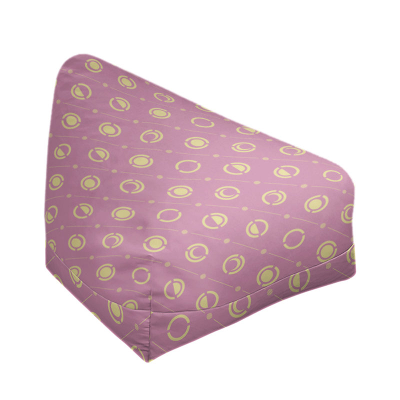 Housse de sac de pois, Rose / jaune / blanc, H 38 po x l 42 po x P 29 po, Bourre en polyester