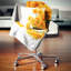 Coussin à fleurs orange-30722076-30722080