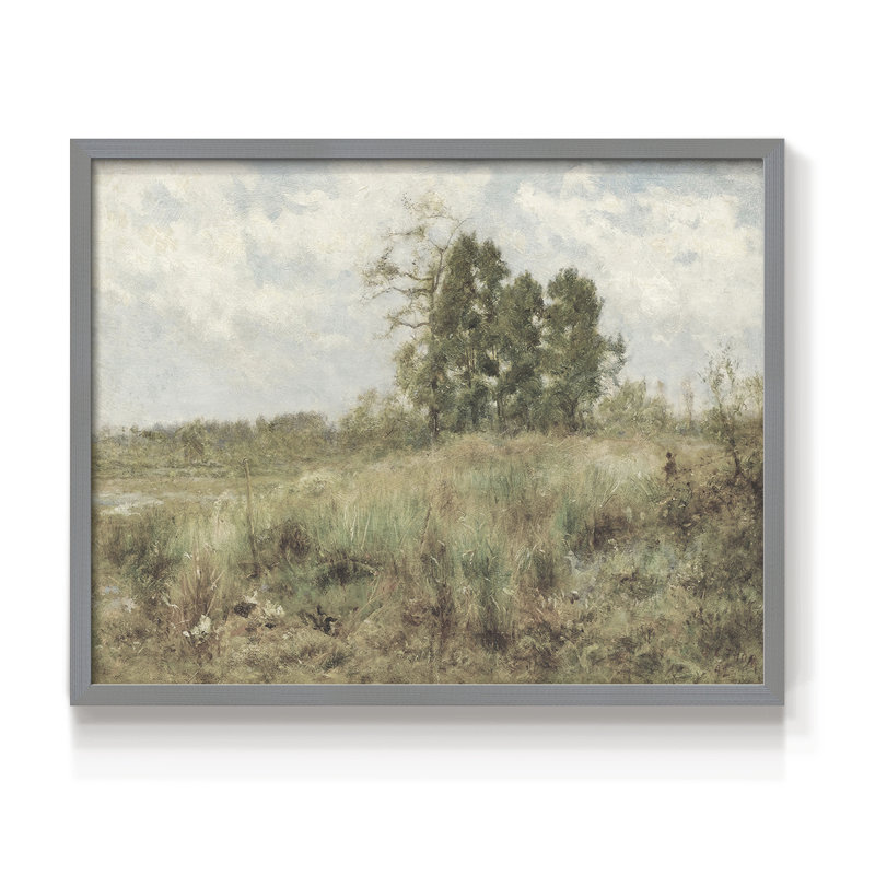 Paysages rétro-CDLxxv-reproduction encadrée, H 11 po x l 14 po