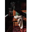 Tapis unique en laine noir et rouge 4 pi 6 po x 7 pi 3 po Andelz