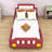 Twin Upholstered Platform Bed with Headboard-711602981
