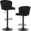 Lorraine Swivel Adjustable Height Counter Stool with Metal Frame-1520099110