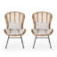 Ensemble de 2 chaises de patio avec coussins Frazer-1528036557-1528036556