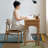 Household minimalist style desk and chair set