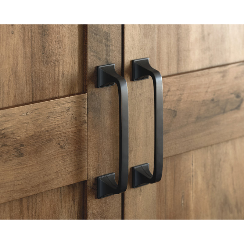 Tall Rustic Pine 2-Door Storage Cabinet with Adjustable Shelves
