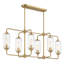 Lustre linéaire à 6 lumières Nunley-810315437