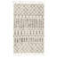 Esposito Geometric Area Rug in Ivory/Black-78527418
