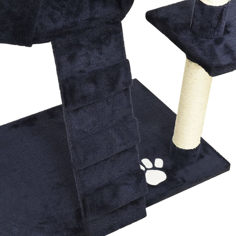 Velez 240cm H Cat Tree, Navy Blue