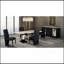 Ensemble de 2 chaises de salle à manger noires STACEY-1916039207