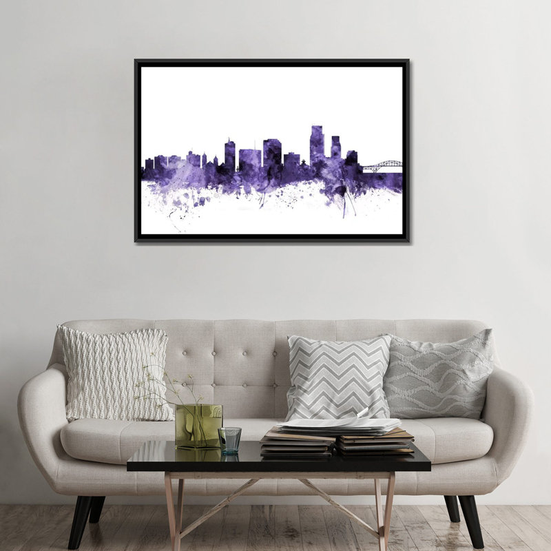 « corp christie, texas horizon » par michael tompsett, impression sur toile tendue, H 18 po x l 26 po x P 1,5 po