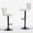 Swivel Adjustable Height Bar Stool Set of 2 – 360° Swivel with Footrest, Upholstered Comfort for Kitchen Island & Counter-310911418