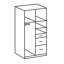 Anisca 2 Door Manufactured Wood Wardrobe