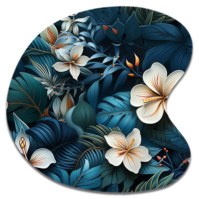 Ohiowa - Floral Irregular Wall Art - Drop Shape