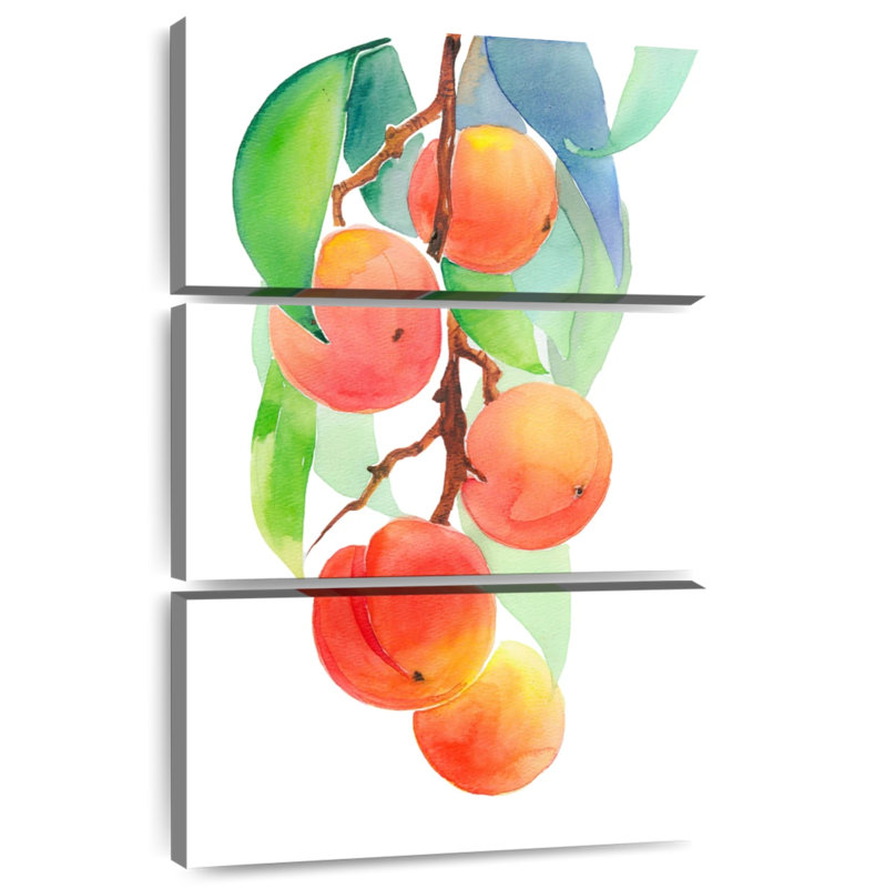 Yarlin Branch Of Peaches, 32" H x 20" W