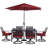 Keeble 6 - Person Patio Dining Set with Rectangular Table , Cushions Included-3837228-3837265