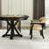 Rylie 50" Round 8 - Player Foldable Poker Table with Chairs