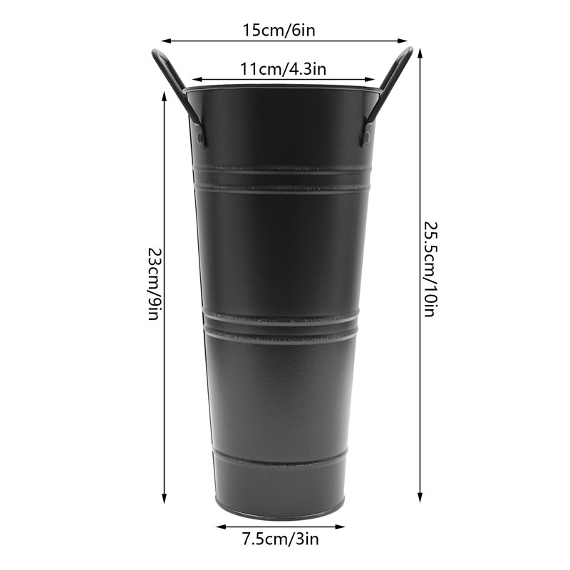Jesselee Pot Planter, Black