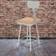 Tabouret avec dossier Clint (paquet de 2)-101071180