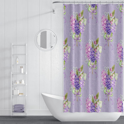 Rideau de douche simple Clairevale