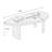 Brown Oval Solid Wood Dining table, kitchen table for dining room-63947005