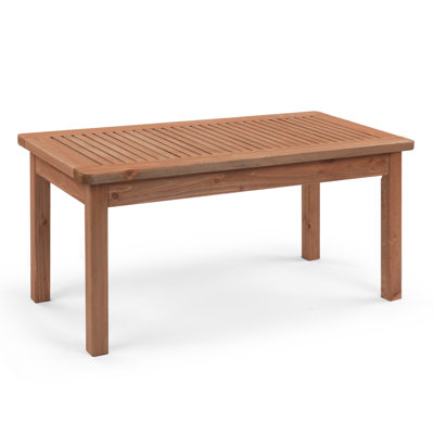 Patio Wood Table by Ebern Designs