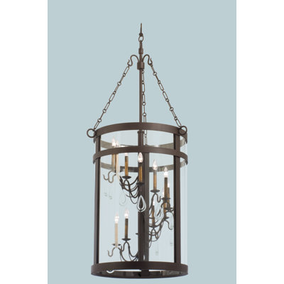 Morris 12 LT Bronze Chandelier Kalco