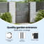 Powder-coated Steel Gate-747712585