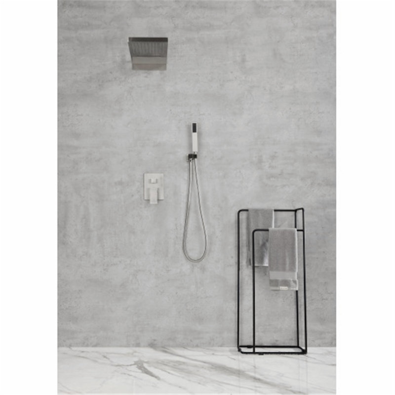 Système de douche complet, Nickel brossé
