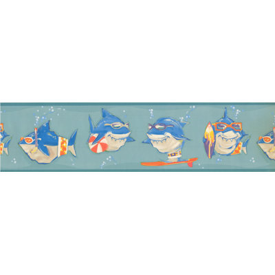 Fish Transportation Wall Border