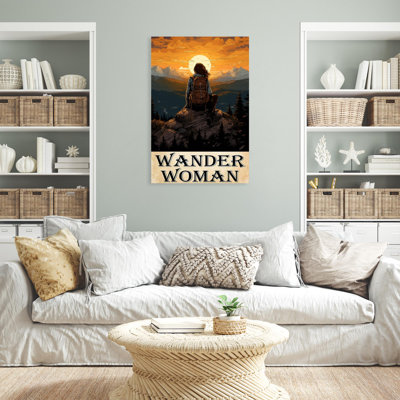 Femme de randonnée