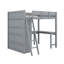 Lit mezzanine double avec bureau et tablettes-1377300920