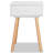Nightstand Bedside Table with Drawer Bed Table Solid Pinewood-2053955482