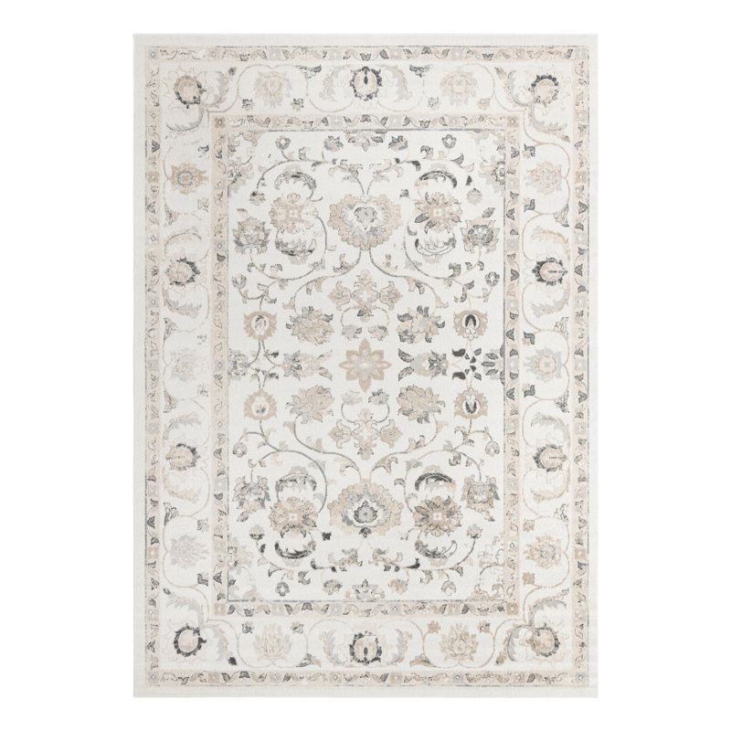 Tapis oriental gris Hilley, Rectangle de 10 pi x 14 pi