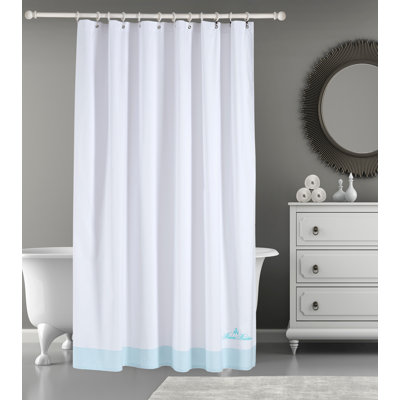 Rideau de douche simple de couleur unie