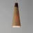 Cayra 1 - Light Natural Aged Brass Single Pendant