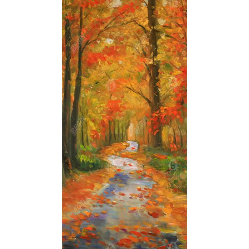 Autumn trail - 15.75"x31.50" Desk mat