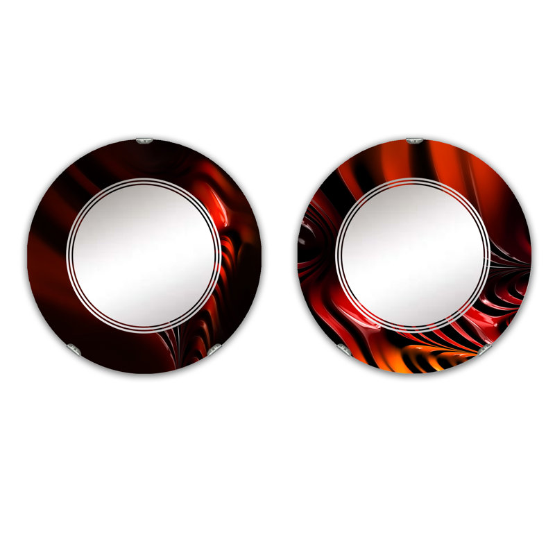 Ensemble de 2 miroirs sans cadre
